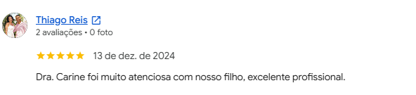 Registro original da avaliação de Thiago Reis